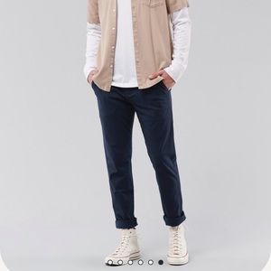 NWT Hollister Epic Flex Skinny Chino Pants — Navy Blue 30W/30L